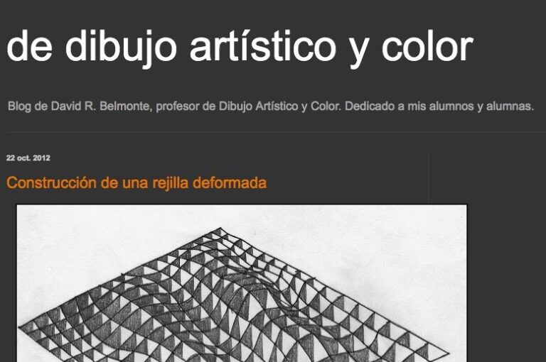 Dibujo Art Stico Los Mejores Blogs Para Bachillerato Educaci N