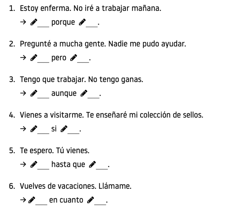 Conjunciones Utiliza Estos Recursos Y Trabajarlas