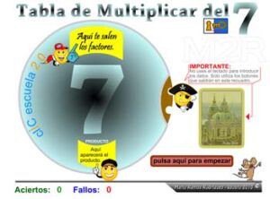 45 juegos interactivos para repasar las tablas de multiplicar 4