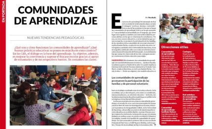 Comunidades de aprendizaje: transformar la escuela y su entorno