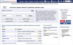 Diccionarios Online Español: Recopilación Para Usar En Clase