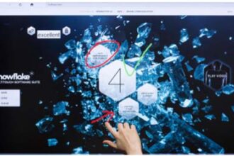 Monitores Interactivos De Hitachi Con El Software Snowflake 2