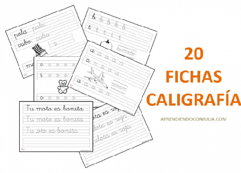 Caligrafía en PDF: 22 recursos para trabajar dentro y fuera del aula