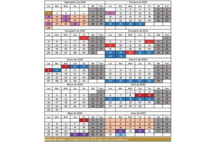 Calendario Escolar Cantabria