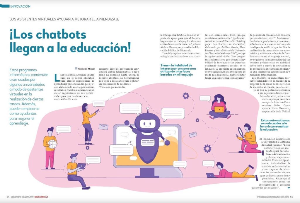 chatbots educación