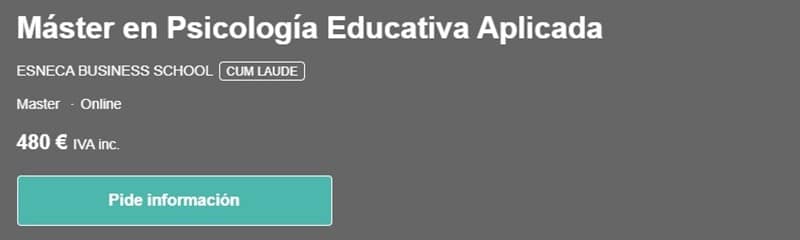 Cursos de psicología educativa