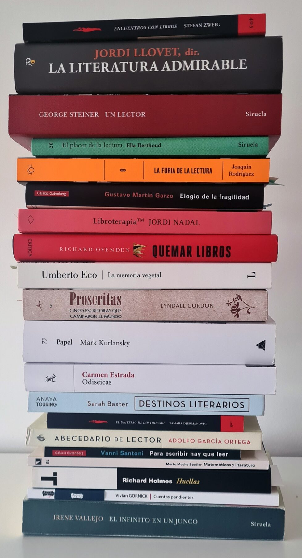 Cuaderno de Lecturas Mis Libros: Diario Para Los Amantes de La Lectura  (Spanish Edition)