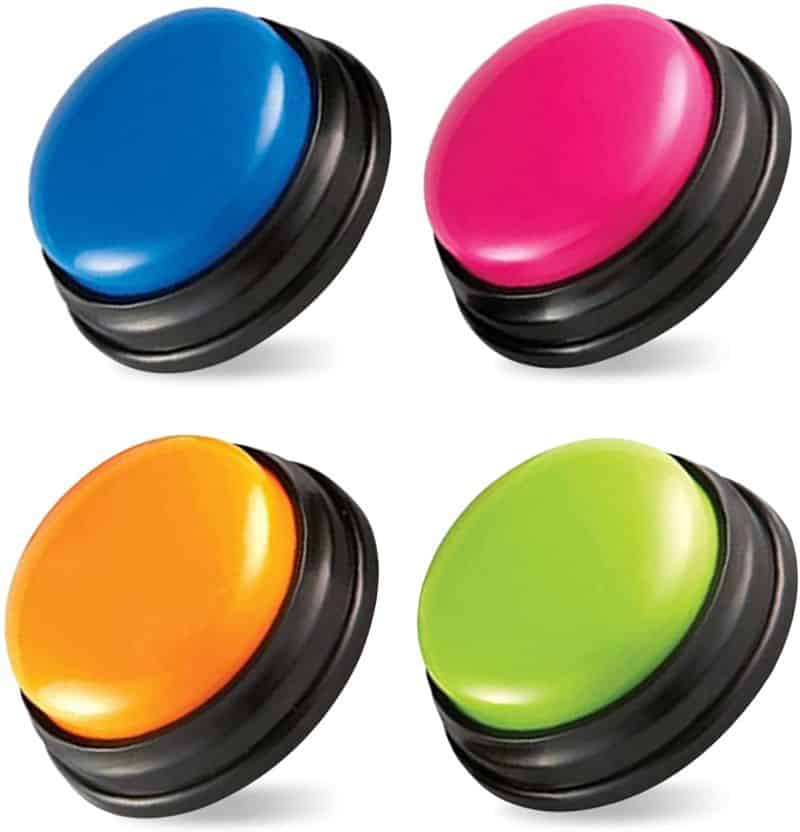 Learning Resources - Botones de luces y sonidos, juego de 4, Multicolor