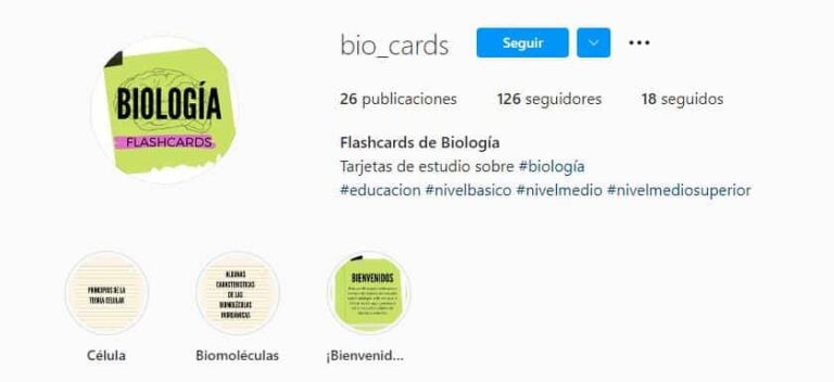 Flashcards Para Estudiar Y Repasar Biología