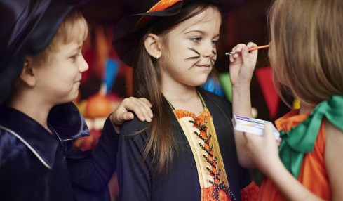 children love face painting games