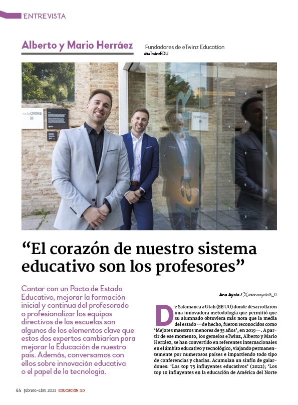 “El corazón de nuestro sistema educativo son los profesores”